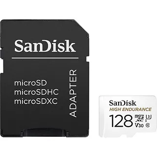 SanDisk Karta microSD High Endurance microSDXC 128GB monitoring