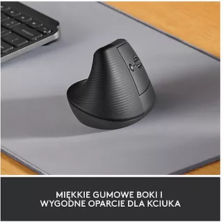 Logitech Mysz Lift Grafit dla praworęcznych 910-006473