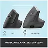 Logitech Mysz Lift Grafit dla praworęcznych 910-006473