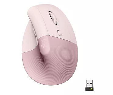 Logitech Mysz Lift Różowa 910-006478