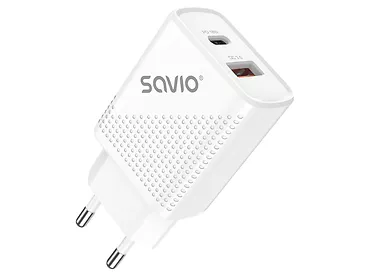 Ładowarka sieciowa Quick Charge, Power Delivery 3.0 SAVIO LA-04