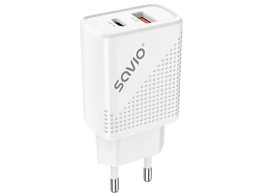 Ładowarka sieciowa Quick Charge, Power Delivery 3.0 SAVIO LA-04