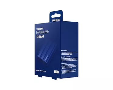 Samsung Dysk SSD T7 Shield 1TB USB 3.2, niebieski