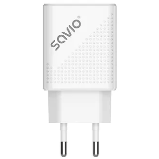 Ładowarka sieciowa + kabel Quick Charge, Power Delivery 3.0 18W SAVIO LA-05