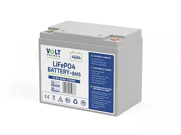 Akumulator LiFePO4 12,8V 45 Ah (40A) + BMS bezobsługowy