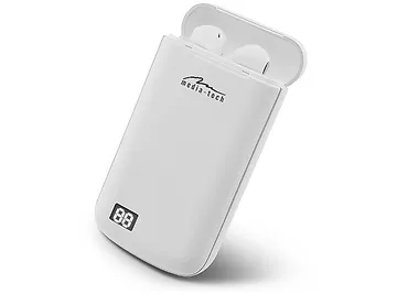 Słuchawki bezprzewodowe z Powerbankiem Media-Tech R-PHONES POWER MT3598 Białe