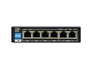 Switch PoE niezarządzalny 6-portowy, Gigabitowy - BCS Basic