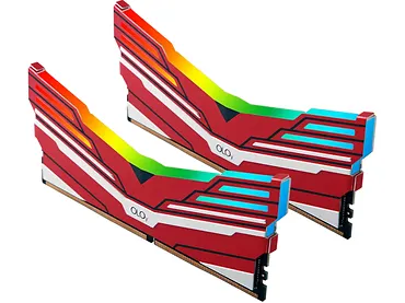 Pamięć RAM OLOy WarHawk DDR4 32GB (2x16GB) RGB 4000MHz CL19 1.35V czerwony