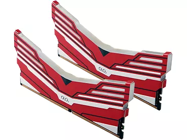 Pamięć RAM OLOy WarHawk DDR4 32GB (2x16GB) RGB 4000MHz CL19 1.35V czerwony