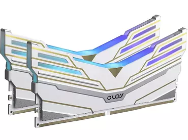 Pamięć RAM OLOy WarHawk DDR4 32GB (2x16GB) RGB 3200MHz CL16 1.35V biały