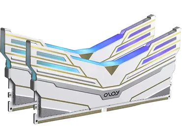 Pamięć RAM OLOy WarHawk DDR4 16GB (2x8GB) RGB 3200MHz CL16 1.35V biały