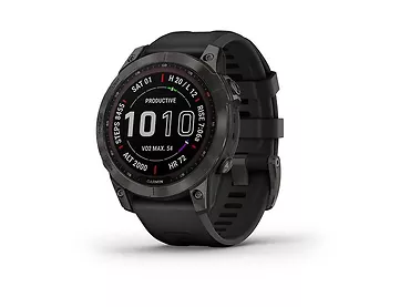Garmin Fenix 7 Sapphire Solar Tytanowo-szary