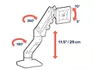 Ergotron HX Desk Monitor Arm - uchwyt biurkowy do monitora (biały)