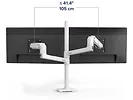 Ergotron LX Dual Stacking Arm uchwyt biurkowy na dwa monitory z wysokim punktem montazowym (biały)