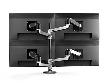 Ergotron LX Dual Stacking Arm uchwyt biurkowy na dwa monitory z wysokim punktem montazowym