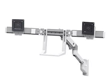 Ergotron HX Wall Dual Monitor Arm uchwyt ścienny na dwa monitory (biały)