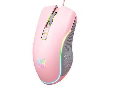Mysz gamingowa Onikuma CW908 RGB różowa