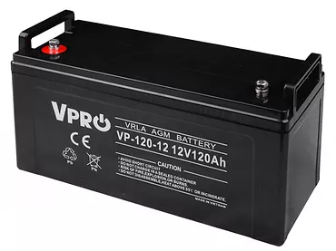 Akumulator AGM VPRO 12V 120 Ah VRLA bezobsługowy