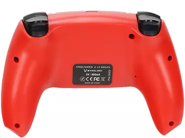 Kontroler bezprzewodowy SteelDigi STEELSHOCK v2 Dasan PS4 Red