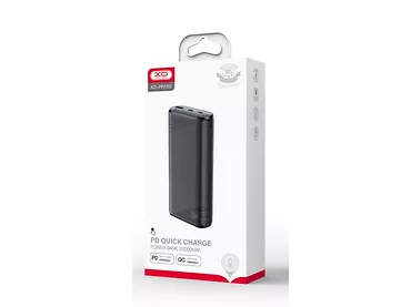 Powerbank 20000mAh QC18W PD20W Czarny XO PR150