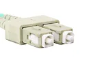 Lanberg Patchcord światłowodowy Mm Sc/Upc-Sc/Upc Duplex 3.0mm 3m Aqua