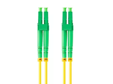 Lanberg Patchcord światłowodowy Sm Lc/Apc-Lc/Apc Duplex 3.0Mm 3M żółty