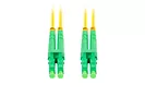 Lanberg Patchcord światłowodowy Sm Lc/Apc-Lc/Apc Duplex 3.0Mm 3M żółty