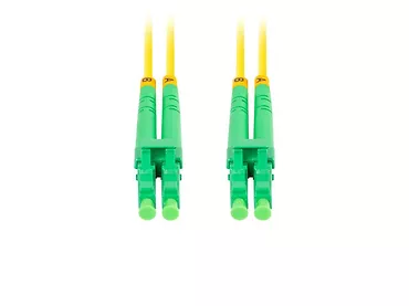 Lanberg Patchcord światłowodowy Sm Lc/Apc-Lc/Apc Duplex 3.0Mm 3M żółty