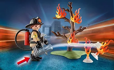 Playmobil Zestaw City Action 70310 Skrzyneczka Strażak