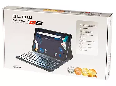 BLOW Tablet PlantinumTAB 10 4G V22 + Etui