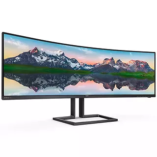 Philips Monitor 48.8 cali 498P9Z Curved VA HDMIx3 DP