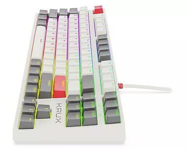 Krux Klawiatura gamingowa - Atax PRO RGB Creator Retro Outemu czarna