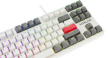 Krux Klawiatura gamingowa - Atax PRO RGB Creator Retro Outemu czarna