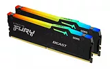 Kingston Pamięć DDR5 Fury Beast RGB 32GB(2*16GB)/5600 CL36 czarna