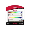 Kingston Pamięć DDR4 Fury Beast RGB 32GB(2*16GB)/3200 CL16 biała