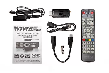 Wiwa Tuner TV H.265 MINI LED DVB-T/DVB-T2 H.265 HD