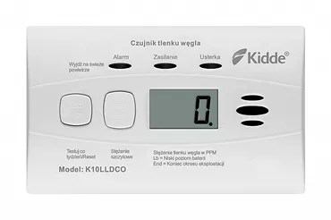 Czujnik czadu z wyświetlaczem KIDDE K10LLDCO