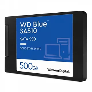 Western Digital Dysk SSD WD Blue 500GB SA510 2,5 cala WDS500G3B0A