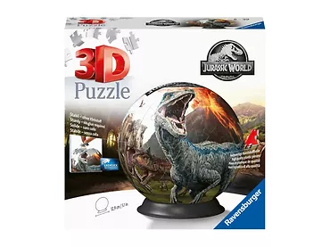 Ravensburger - Puzzle 3D Kula Jurassic World 72 elem. 117574