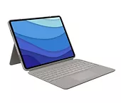 Logitech Etui z klawiaturą Combo Touch iPad Pro 12,9 cala 5 generacji piaskowy UK