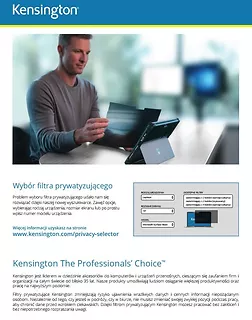 Kensington Filtr prywatyzujący, 2-stronny, zdejmowany, do monitora 27 cali, 16:9