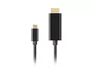 Lanberg Kabel USB-C(M)->HDMI(M)0.5M 4K 60HZ czarny