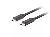 Lanberg Kabel USB-C M/M 3.1 gen 2 1M 10GB/S PD100W czarny