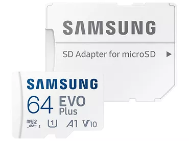 Karta Samsung EVO PLUS microSDXC 64GB + Adapter