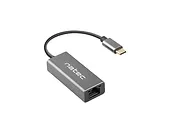 Natec Karta sieciowa Cricket USB-C 3.1 - RJ-45 1Gb na kablu