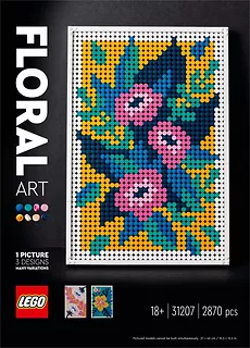 LEGO Klocki ART 31207 Sztuka kwiatowa