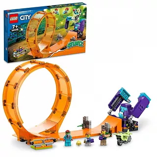 LEGO Klocki City 60338 Kaskaderska pętla i szympans demolka