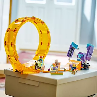 LEGO Klocki City 60338 Kaskaderska pętla i szympans demolka