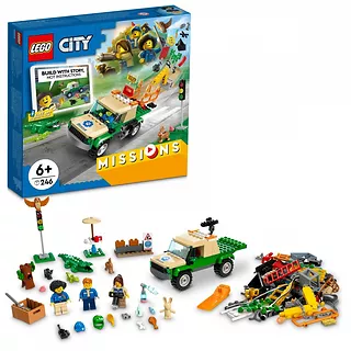 LEGO Klocki City 60353 Misje ratowania dzikich zwierząt