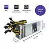 Qoltec Zestaw zasilacz PCI-E Smart 1600W + ATX SilentLine 350W